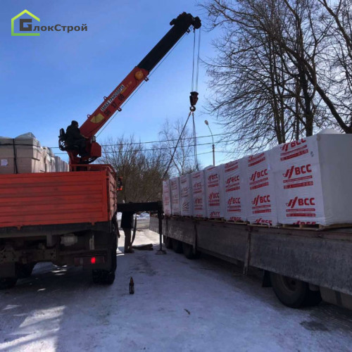 Пеноблок 600x250x250 D500 БЦК Орша